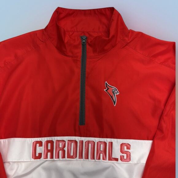 SVSU CARDINALS Men’s Medium Lightweight Pullover Windshirt - Picture 2 of 5